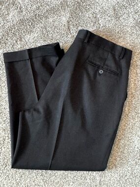 Joseph & Feiss Black and Cream Dress Pants